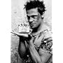 Fight Club (Brad Pitt Holding Soap) Movie Poster Print - 24" X 36"