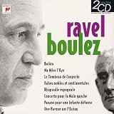 Coffret 2 CD : RAVEL / BOULEZ : Bolero, La Valse, Le Tombeau de Couperin, Pavane pour une infante d�funte, Rhapsodie espagnole, Concerto pour la main gauche etc