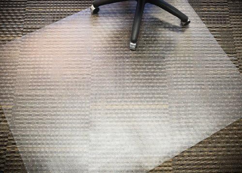 Mammoth Office Products Anti-Static PVC Plastic Chair Mat for Standard Pile (3/8-Inch or Less) Carpeting, 48 x 60 Inches Rectangular (V4660RAS)
