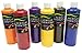 Chroma Acrylic Essential Set, Assorted Secondary Colors, Set of 6 Pints