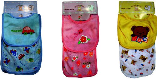 Snugly Baby Bib and Burp Cloth Set - Case Pack 72 SKU-PAS1063986