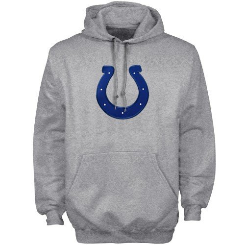 Indianapolis Colts Grey Playbook Fleece Hooded Sweatshirt