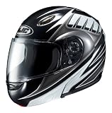 HJC CL-Max Evolve MC-5 Modular Full Face Motorcycle Helmet Black/Silver/White XXL