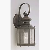 Designers Fountain 2571-RP Solid Brass Bound Lantern Rust Patina 7 w x 16-1/4 h x 7-1/2 ext.