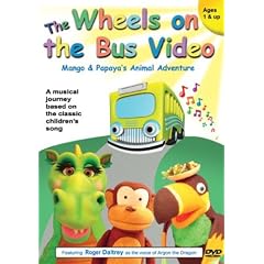 The Wheels on the Bus Video - Mango and Papaya's Animal Adventure