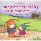 Hugo porte des lunettes rouge coquelicotpar Mymi Doinet