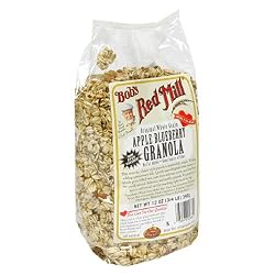 Bob's Red Mill Granola, Apple Blueberry, No Fat, 12-Ounces Bags (Pack of 4)