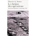 Le Th��tre des op�rations : Journal m�taphysique et pol�mique 1999