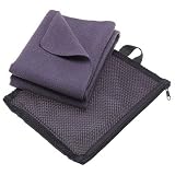 Aquis Adventure Microfiber Towel, Graphite, Medium (15 x 29-Inches) by Aquis