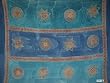 BLUE / AQUA "BALIKU" SARONG PLUS SIZE