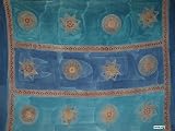 BLUE / AQUA BALIKU SARONG PLUS SIZE