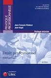 Droit professionnel notarial
