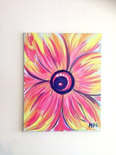 Flower Painting, Flower art, Colorful flower, Daisy Painting, Abstract Nature, Abstract Flower, Nature Painting, Nature art, Gift for her