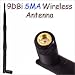Omni-Directional 9dBi Wi-Fi Wireless Indoor Range Extender Antenna with SMA Connector
