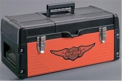Harley-Davidson Toolbox - 22 1/2in.L x 11 1/2in.W x 10 1/4in.H, Model# HDDX-22