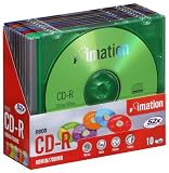 Review Imation N310207 / Imation - CDR80 52X 10-pack Neon Slim 700MB