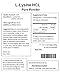 NuSci L-Lysine HCl Pure Powder (2500 Grams (5.5 lb))