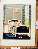 C1950 Nursery Rhyme Little Girl Tea Party Dolls Colour
