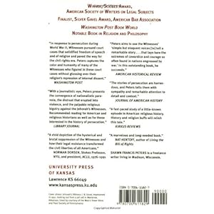 Judging Jehovah's Witnesses: Religious Persecution and the Dawn of the Rights Revolution