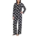 Paul Frank for Target Juniors' Skull and Crossbones Microfiber Notch Pajama Set - Black and White