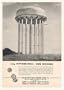 1954 Elevated Water Tank Pittsburgh-Des Moines Steel Print Ad (44153)