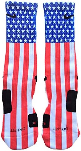 HQcustomz USA Flag Custom Nike Elite Socks