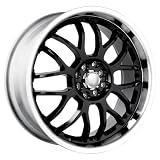 Akita Racing AK6 460 Black Wheel with Machined Lip (18x7.5 10x112mm) by Akita Racing