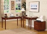 LARGE DESK,CHERRY/F 54LX25-1/2WX30H