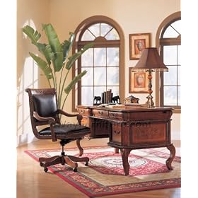60 Vineyard Writing Desk And Chair Home Office Burl Wood from Home Office Desk Chairs