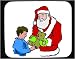 Mouse Pad with body, individuals, individual, humans, teddy, christmas, person, toy, human, santa, boy, persons, claus, people, bear