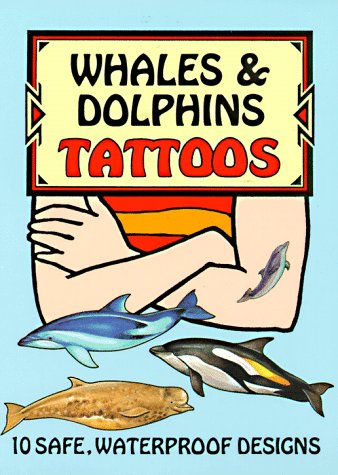 Whales and Dolphins Tattoos (Temporary Tattoos)