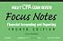 Wiley CPA Examination Review Focus Notes: Financial Accounting and Reporting (Wiley Cpa Exam Review Focus Notes)