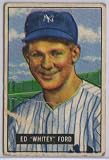 1951 Bowman Whitey Ford Rookie Card RC