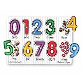 Enlarge toy image: Melissa & Doug 0-9 See Inside Peg Puzzle -  preschool activity for young kids