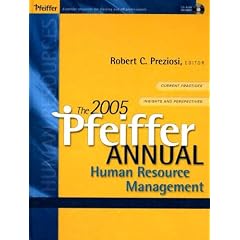 The 2005 Pfeiffer Annual, Human Resource Management, CD-ROM