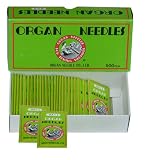 Ball Point Sewing Machine Needles Home-use By Organ Needles (10 Needles/pack), Select Size (Size 75 / 11 Ball Point)