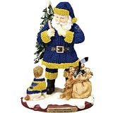Memory Company St. Louis Blues Santa's Friend 7.5" Figurine