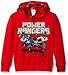 Power Rangers Little Boys Group Reversible Hoodie, Red, Medium-5/6