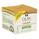 Olay Complete UV Protective Moisture Cream for Sensitive Skin, SPF 15, 2-Ounce Jars (Pack of 3)