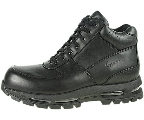 Nike Mens Boots ACG Air Max 865031 Black Leather, Black / Black-Black, 10.5 D(M) US
