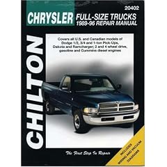 Chrysler Full Size Trucks (1989-96) (Chilton Total Car Care)