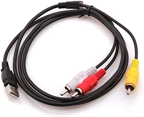 Generic 1.5m 5FT USB A Male To 3 RCA AV Audio Video TV Adapter Cord Cable