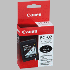 Canon Inkjet Cartridge, 28 Grams 500 page yield Black. BC-02 CNM0881A003 BC-02 by