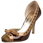 AK Anne Klein Kalena Peep Toe D'Orsay Pump With Bow