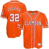 Clemson Tigers #32 Orange Rocket Baseball Jersey