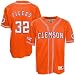 Clemson Tigers #32 Orange Rocket Baseball Jersey