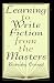 Learning to Write Fiction from the Masters