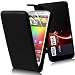 Supergets� HTC Sensation Xl With Beats Audio Black Top Flip PU Leather Case, Screen Protector And Polishing Cloth