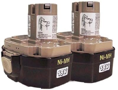 Makita 194158-6 1834 18-Volt 2.6 Amp Hour NiMH Pod Style Battery, 2 Pack
