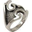 Tribal Ocean Wave - Sterling Silver Ring